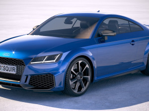 Audi TT RS Coupe 2020 3D Модель