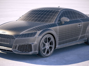 Audi TT RS Coupe 2020 Modelo 3D