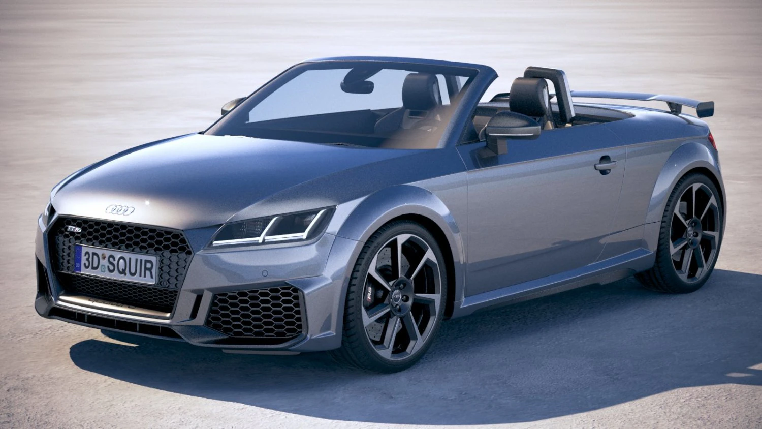 Audi TT RS Roadster 2020 3D Model .c4d .max .obj .3ds .fbx .stl .blend 
