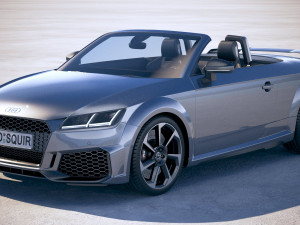 Audi TT RS Roadster 2020 3D Model