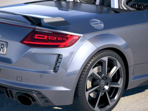 Audi TT RS Roadster 2020 3D Model