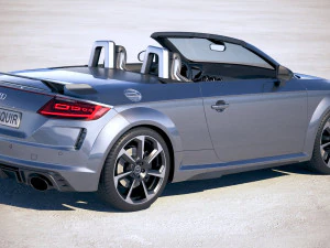 Audi TT RS Roadster 2020 3D Model