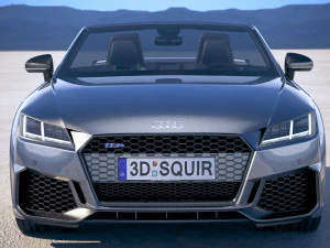 Audi TT RS Roadster 2020 3D Model