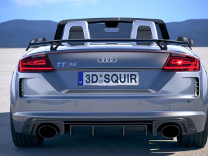 Audi TT RS Roadster 2020 3D Model