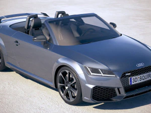 Audi TT RS Roadster 2020 3D Model