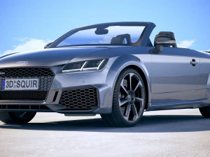Audi TT RS Roadster 2020 3D Model