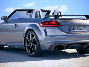 Audi TT RS Roadster 2020 3D Model