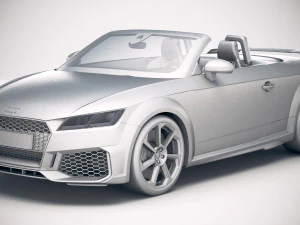 Audi TT RS Roadster 2020 3D Model