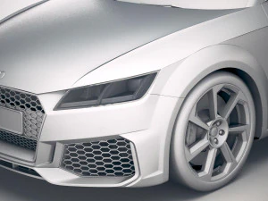 Audi TT RS Roadster 2020 3D Model