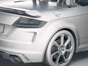 Audi TT RS Roadster 2020 3D Model