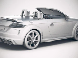 Audi TT RS Roadster 2020 3D Model