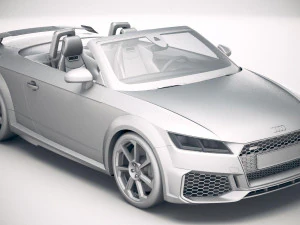 Audi TT RS Roadster 2020 3D Model