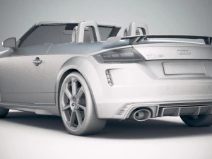 Audi TT RS Roadster 2020 3D Model