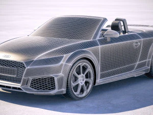 Audi TT RS Roadster 2020 3D Model