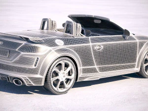 Audi TT RS Roadster 2020 3D Model