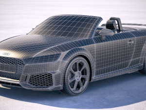 Audi TT RS Roadster 2020 3D मॉडल