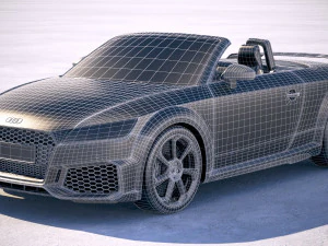 Audi TT RS Roadster 2020 3D Model