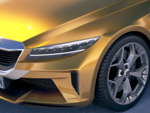 Generic Sedan 2019 Modelo 3D