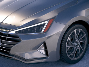 Hyundai Elantra 2019 3D 모델