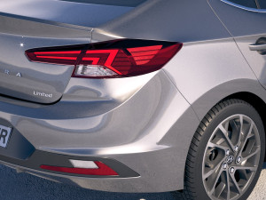 Hyundai Elantra 2019 3D 모델