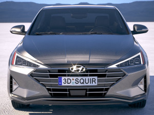 Hyundai Elantra 2019 3D 모델