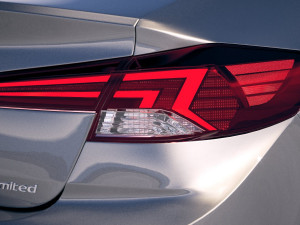 Hyundai Elantra 2019 3D 모델