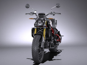 Indian FTR 1200 S 2019 3D Model