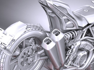 Indian FTR 1200 S 2019 3D Model