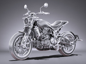 Indian FTR 1200 S 2019 3D Model