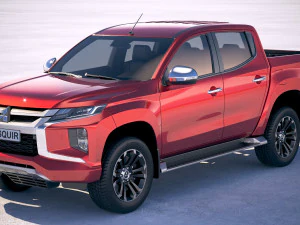 Kabin Kru Mitsubishi L200 2019 Model 3D