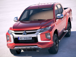 Mitsubishi L200 Crew Cab 2019 3D मॉडल