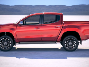 Mitsubishi L200 Crew Cab 2019 3D मॉडल