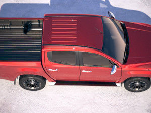 Mitsubishi L200 Crew Cab 2019 3D मॉडल