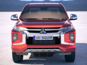 Mitsubishi L200 Crew Cab 2019 3D मॉडल