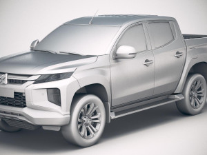 Mitsubishi L200 Crew Cab 2019 3D मॉडल