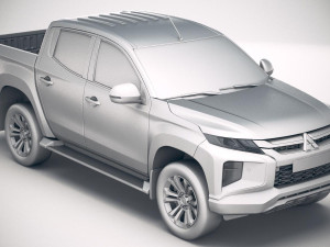 Mitsubishi L200 Crew Cab 2019 3D मॉडल