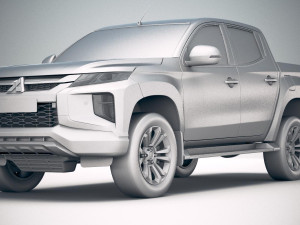 Mitsubishi L200 Crew Cab 2019 3D मॉडल