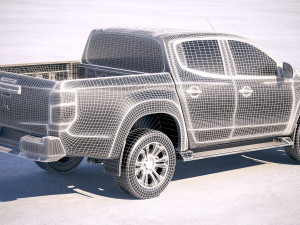 Mitsubishi L200 Crew Cab 2019 3D मॉडल