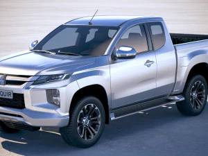 Mitsubishi L200 Perpanjangan Kabin 2019 Model 3D