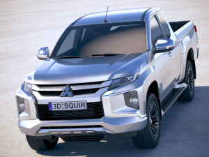 Mitsubishi L200 Extended Cab 2019 Modelo 3D