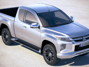 Mitsubishi L200 Extended Cab 2019 Modelo 3D