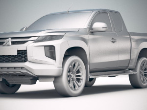 Mitsubishi L200 Extended Cab 2019 Modelo 3D