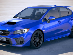 subaru wrx sti s209 2020 3D Model