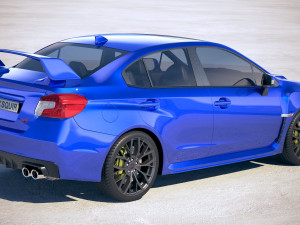 Subaru WRX STI S209 2020 Model 3D