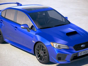 Subaru WRX STI S209 2020 3D Model