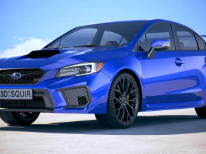 Subaru WRX STI S209 2020 3D Model