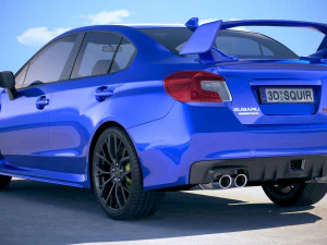 Subaru WRX STI S209 2020 3D Model