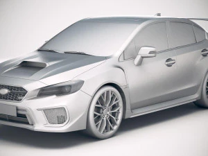 Subaru WRX STI S209 2020 3D Model
