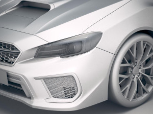 Subaru WRX STI S209 2020 Model 3D