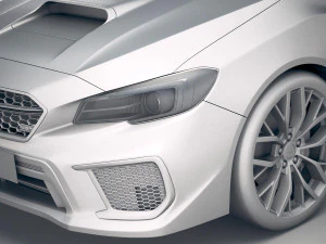 Subaru WRX STI S209 2020 3D Model